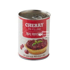 버넷 체리 파이필링 595gX12개 원터치캔, 12개, 595g