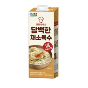 정식품 간단요리사 담백한 채소육수 950ml 신제품 출시, 4개