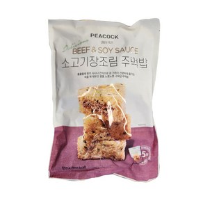 피코크소고기장조림주먹밥500g, 1개, 500g