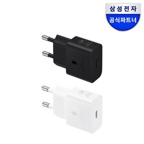 [삼성전자] 25W 고속충전 소형 C타입충전기 어댑터 (케이블X) / EP-T2510N, 1개, 블랙