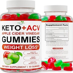 Keto 케토 ACV 프리미엄 구미, Advanced, 1개, 60정