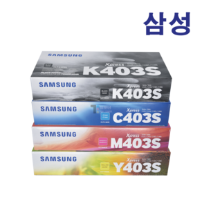 삼성 정품 토너 CLT-K403S 4색세트 SL-C486FW C485FW C436W C435 프린터 호환 K403+C403+M403+Y403