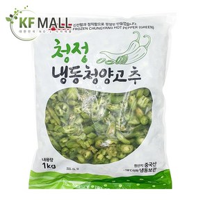 +냉동 청양고추슬라이스 1kg x10봉box, 10개