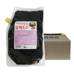 오로지 맛있는 잡채소스2kg 6개 1박스, 2kg