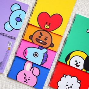 BT21 스프링중고등노트 캐릭터 방탄, 05.타타