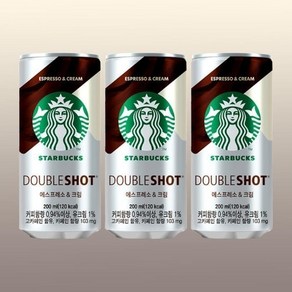 기타 스타벅스 더블샷 에스프레소앤크림 200ml x 12캔, 스타벅스 더블샷 에스프레소&크림 12캔