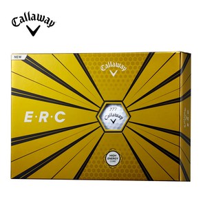 캘러웨이 ERC 19 T라인 골프공 3피스 42.67mm, 화이트, 12개입, 1개