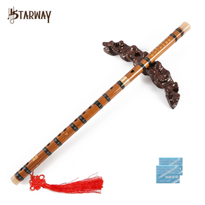 디즈 dizi 笛子 중국 악기 피리 staway handmade wood bamboo flute instument pofessional 전통 어 musicflute key, d 키, 1개