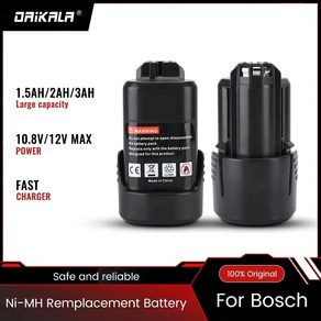 보쉬 3000mAh 10.8V 2607336014 12V 배터리 BAT412 도구 BAT414 BAT412A 리튬 D-70745GOP 배터리 BAT411 충전식 이온