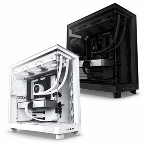 NZXT H6 Flow Matte White (미들타워), 선택없음, 1개