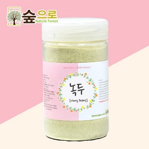 숲으로허브 천연곡물팩 녹두가루 통 140g, 1개입, 1개