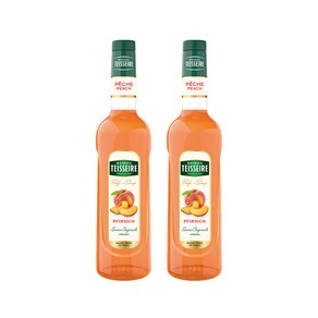 [업체발송] 떼세르 피치 시럽 700ml 2개 복숭아