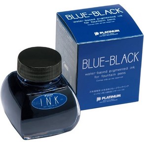 백금 만년필 병 잉크 60cc 블루 블랙 잉크12003, Blue Black_Single Item