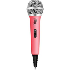 IK Multimedia 휴대용 보컬 마이크 iRig Voice Pink 핑크 (IK 멀티미디어)