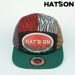 [햇츠온]H2131-004GN HatsON 브랜드 남자 여자 사계절 캠프캡 코디 스냅백 패션 챙 야구 모자 블랙 볼캡 AA