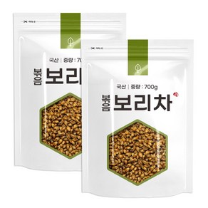 국산 볶은 보리차 700gX2개 볶음 보리차, 700g, 2개, 1개입