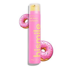 호주 하이스마일 치약 핑크 도넛맛 Hismile Toothpaste Pink Donut, 1개, 60g