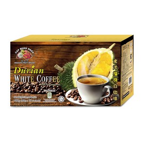 드래곤푸릇 두리안 화이트 커피 Dagon Fuit Duian White Coffee, 1개, 10개입, 400g