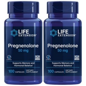 라이프 익스텐션 프레그네놀론 Life Extension Pegnenolone 50mg 100정 2개