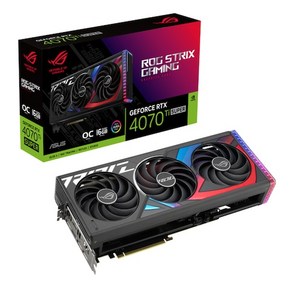 ASUS ROG STRIX 지포스 RTX 4070 Ti SUPER O16G GAMING OC D6X 16GB 인텍앤컴퍼니