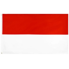 인니 니대 니중 indonesia flag 인도네시아국기 세계국기 동남아 다문화, 150x90cm, 1개