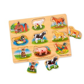 Melissa & Doug 농장 사운드 퍼즐