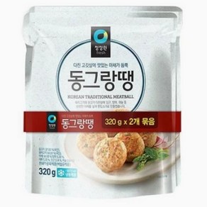 정원이샵 엄마손맛 청정원 동그랑땡 320g+320g 감칠맛 완내스 집밥 기사식당, 1개, 320g