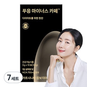 닥터블릿 푸응 마이너스 카페 헤이즐넛 커피맛, 30g, 7박스