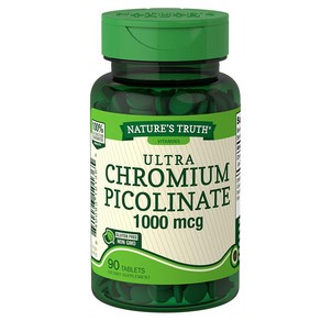 Nature's Truth Chromium Picolinate 1000 mcg Dietary Supplement 90 Count Nature 's Truth Chromium Pi