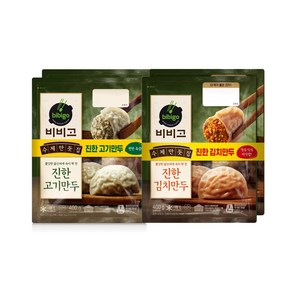 (냉동) 비비고 수제진한고기만두400g+수제김치만두400g, 1세트