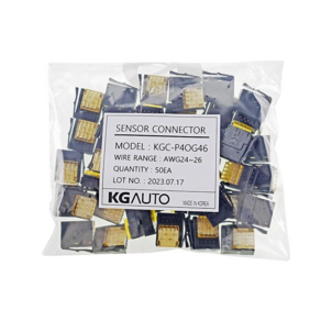 센서커넥터, OG46 (AWG 24-26) 외경(1.2-1.6mm), KGC-P4 (4P 플러그), 1개