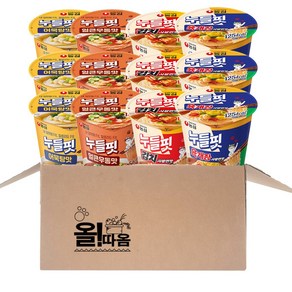 올따옴 농심 여름라면 누들핏 컵라면 세트 어묵탕맛 우동맛 육개장사발면맛 김치사발면맛 3입씩, 1세트