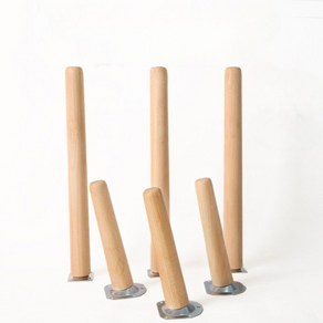 원목가구다리 DIY 자재 수제작 4개 발받침대 테이블 가구발 너도밤나무, 35cm경사각x4개