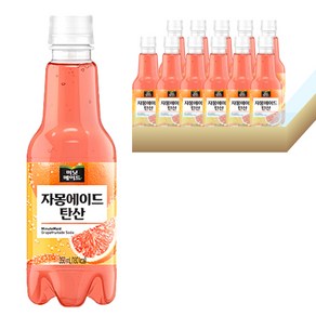 미닛메이드 자몽에이드 탄산 350ml 12패트