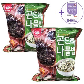 코스트코 트레이더스 더맛있는 곤드레나물밥 1560G (312GX5개입) X 2 [아이스박스] + 더메이런알콜티슈, 312g, 2개