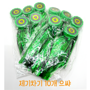 ADDAMI 전통놀이 풍성한 민속 제기차기 고급형 10P, 초록