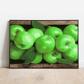 플레이어바웃 DIY 행운의 청사과 명화그리기 세트 유화 40 x 50, 행운의 청사과 (MG091), 1개