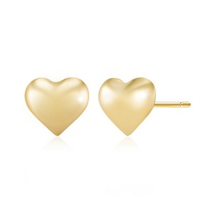 [니지쥬얼리] 14K GOLD 통통미니하트 이어링