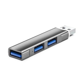 멀티 포트 USB 허브 USB 3.0 도크 스테이션 USB 스플리터 커넥터 노트북 컴퓨터 USB 어댑터 도킹 스테이션, 회색, 1개