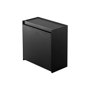 야마자키실업(Yamazaki) 마그넷 인스턴트 스틱 홀더 블랙 약 W17XD8.7~15XH17.2cm 타워 towe 냉장고 가로 급다기 옆 그대로 두어도 사용 가능 5769, 1개