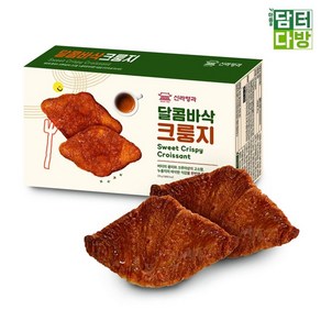 신라 명과 달콤 바삭 크룽지 25g x 15 입 2박스 바삭크룽지 지대 용량 디저트, 단일품목, 1