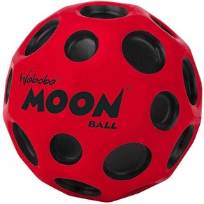 Waboba Moon Ball - 슈퍼 하이 바운싱 볼 네온 컬러 실내 및 실외 공 시대 팝 사운드 만들기 잡기 쉬움 오렌지 65mm 166865, 레드, 레드, 1개