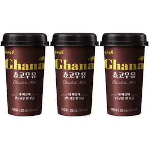 가나초코우유 오리지널 컵 200ml 20개입, 20개