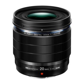 OM SYSTEM M.ZUIKO DIGITAL ED 20mm F1.4 PRO 블랙, 02 단품