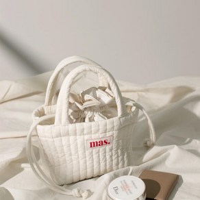 아트박스/마스마룰즈 Stitched cotton mini bag