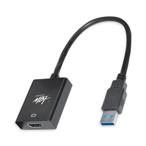 엠비에프 USB 3.0 to HDMI 컨버터 MBF-U3HD-BK, 1개