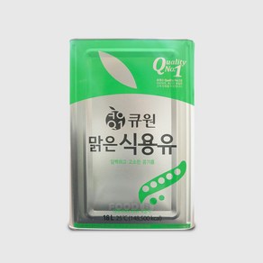 삼양사 큐원 맑은 식용유 18L, 1개