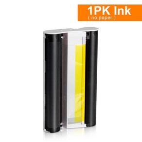 잉크 캐논 셀피 포토 프린터용 카트리지 및 인화지 호환 CP1300 광택 용지 KP-108IN CP1200 CP1500 CP910 900 6 인치, 1 ink (no pape), 1개