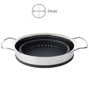 이케아 클로크렌 콜랜더 5L 실버그레이