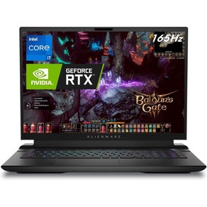 Alienwae M18 R2 게이밍 노트북 - 18 QHD 165Hz 3ms 디스플레이 인텔 코어 i9-14900HX 32GB DDR5 RAM 1TB SSD NVIDI, Coe i7-13700HX, 16 GB, 18.0 QHD+ + RTX 4070